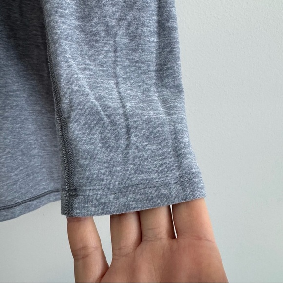 Lululemon Hit Unwind Long Sleeve Gray Top size medium - Picture 3 of 6